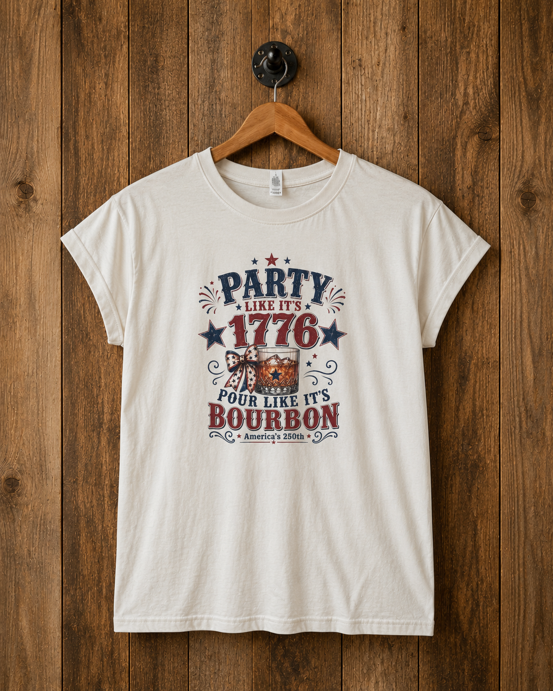 Party like it's 1776, Pour like it's Bourbon