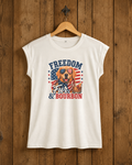 Raised on Rock & Bourbon Tee – Brunette Edition
